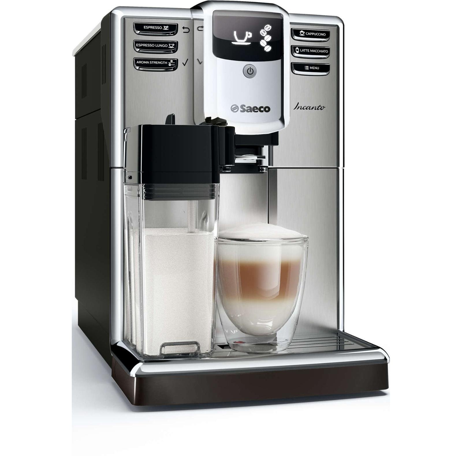 Foresight Eastern June Espressor automat Saeco Incanto HD8917/09, 1850W, Recipient lapte integrat,  5 varietati de cafea, AquaClean, 15