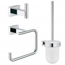 Set accesorii 3 in 1 City restroom Grohe Essentials Cube