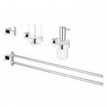 Set accesorii 4 in 1 baie Grohe Essentials Cube
