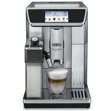 Aparat superautomat de cafea De'Longhi PrimaDonna Elite ECAM 650.75.MS, 1450 W, Recipient cafea 400 g, Argintiu