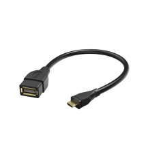 Cablu Adaptor USB 2.0 Hama, OTG, 15 cm