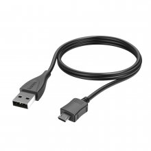 Cablu Incarcare/Date Hama, micro-USB, 1 m, negru