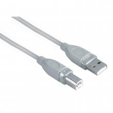Cablu USB 2. 0, ecranat, gri, 3 m