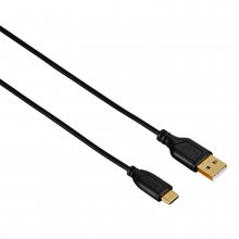 Cablu Flexi- Slim USB-C, 0.75m, negru