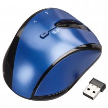 Mouse Compact Wireless Cuvio, 2.4 GHz, albastru