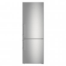 Combina frigorifica Liebherr CNef 5735, 402 L, clasa D, congelator NoFrost, H 201 cm, DuoCooling, SuperFrost, Silver