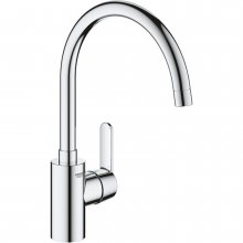 Baterie bucatarie Grohe Get 31494001, monocomada, pipa inalta, Crom