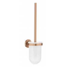 Perie WC Grohe Essentials 40374DL1, suport perie, fixare ascunsa, sticla, metal, mat, warm sunset