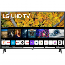 Televizor LG 70UP76703LB, 178 cm, Smart, 4K Ultra HD, LED, Clasa G, Gri inchis