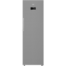 Congelator Beko B5RFNE314XB, 286 l, 8 sertare, Clasa E, No Frost, Compresor ProSmart Inverter, Compartiment MaxStore, Usi reversibile, Rafturi usa, H 186 cm, Gri