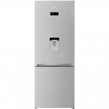 Combina frigorifica Beko RCNE560E40DZMN, 510 L, NeoFrost Dual Cooling, HarvestFresh, EverFresh, Dozator de apa, Clasa E, H 192 cm, Gri Sidef