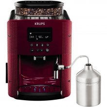 Espressor automat Krups Essential EA816570, 1450W, 15 bar, 1.7 l, Visiniu/Negru
