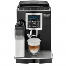Espressor automat DeLonghi Cappuccino ECAM 23.460.B, Carafa pentru lapte, Sistem LatteCrema, Rasnita cu 13 setari, 1450 W, 15 bar, 1.7 l, Negru