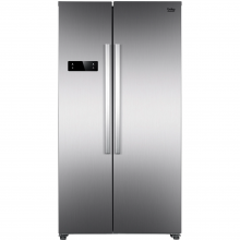 Side by side Beko GNO4331XPN, 442 l, Clasa E, NeoFrost Dual Cooling, Display touch, H 177 cm, Inox