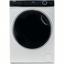 Masina de spalat rufe cu uscator Haier HWD120-B14979-S, 12 kg spalare, 8 kg uscare, 1400 rpm, Clasa A, Motor Direct Motion, iRefresh, ABT, Dual Spray, Pillow Drum, Smart Detecting, Alb