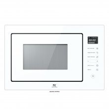 Cuptor microrunde incorporabil Master Kitchen MKMW 3825-PRWH, 25 L, 5 functii gatire, Grill, Alb