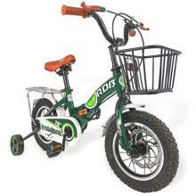 Bicicleta copii RDB Pescarusul, 12 inch, Pliabila, cu frana disc, Verde