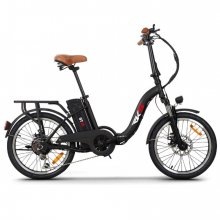 Bicicleta electrica GT-25, 250W, Autonomie 30-35 km, 48V 7.8 aH, Viteza maxima 25 km/h, Negru
