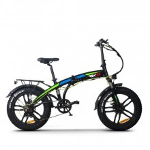 Bicicleta electrica RDB TNT-10 PRO, 250W, Autonomie 45-60 km, 36V 10aH, Viteza maxima 25 km/h, Negru