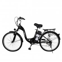 Bicicleta electrica RDB VB3, 250W, Autonomie 45 km, 36V 10aH, Viteza maxima 25 km/h, Negru