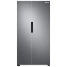 Side By Side Samsung RS66A8100S9, 652 l, Clasa F, Twin Cooling Plus, Conversie Smart 5 in 1, SpaceMax, Compresor Digital Inverter, H 178 cm, Inox
