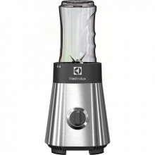 Blender Electrolux ESB2900, 400 W, 1 cana cu element racire, 2 sticle 300 ml incluse, accesoriu macinat cafea, Inox