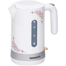Fierbator Daewoo DK2400TR, 2400 W, design traditional, 1.7 L, filtru detasabil, Alb