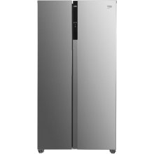 Side by side Beko GNO5322XPN, 532 l, Clasa E, NeoFrost Dual Cooling,Compresor ProSmart Inverter, Display with touch control, H 177 cm, Inox