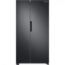 Side By side Samsung RS66A8101B1, 652 l, Full No Frost, Twin Cooling Plus, Conversie Smart 5 in 1, SpaceMax, Compresor Digital Inverter, Clasa E, H 178 cm, Dark Inox