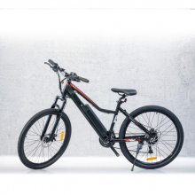 Bicicleta electrica RKS T7, 250W, Autonomie 35-40 km, 36V, Viteza maxima 25 km/h, Negru