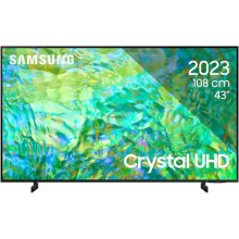 Televizor Samsung LED 43CU8072, 108 cm, Smart, 4K Ultra HD, Clasa G (Model 2023)