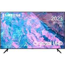 Televizor Samsung LED 75CU7172, 189 cm, Smart, 4K Ultra HD, Clasa F (Model 2023)
