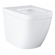 Vas WC Grohe Euro Ceramic 3933900H, montare pe podea, evacuare orizontala, rimless, fixare ascunsa, PureGuard, Alb