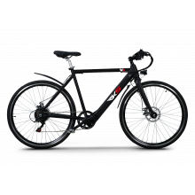 Bicicleta electrica RKS W6, 250W, Autonomie 35 km, 36V, Viteza maxima 25 km/h, Negru