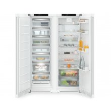 Side by side Liebherr XRF 5220, frigider si congelator Prime SFNe 5227 + SRe 5220, clasa E, Iluminare LED, NoFrost, EasyFresh, H 185.5 cm, Inox